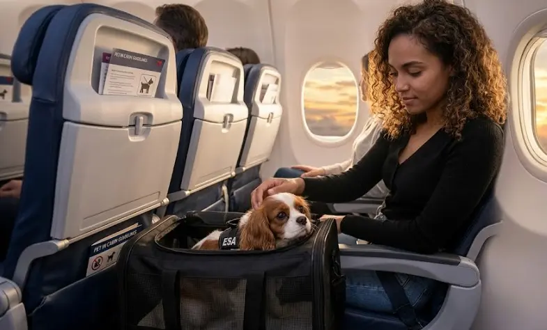 Traveling with a Dedicated Emotional Support Animal